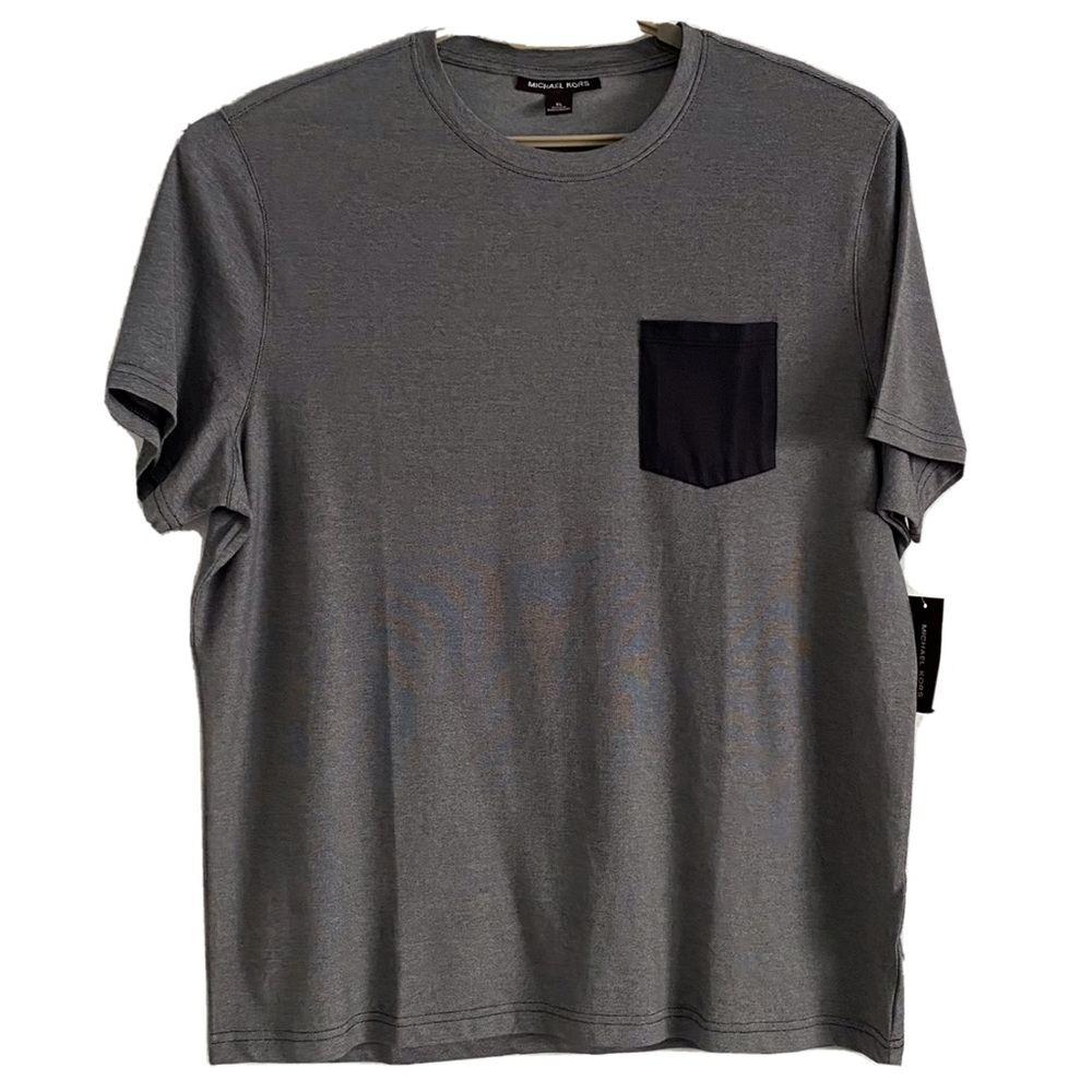 Michael Kors Graham Pocket Tshirt Birdseye Knit
